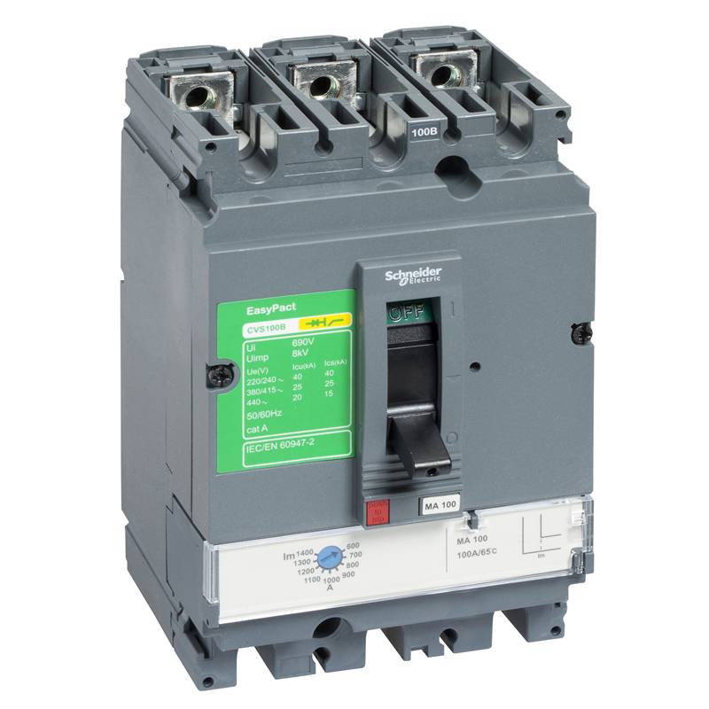 Выключатель автоматический CVS160F 3п 125 A 36 кА Easypact CVS Schneider Electric LV516332