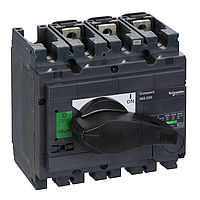Выключатель-разъединитель 3П Compact INS250-250А с чёрной рукояткой 31106