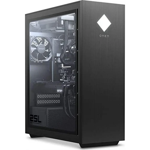 HP 60Q85EA Компьютер OMEN 25L Desktop GT12-1041ur, Core i5 11400F-2.6GHz, 16Gb/512Gb SSD, GF RTX3070Ti, 8Gb - фото 1 - id-p105638694