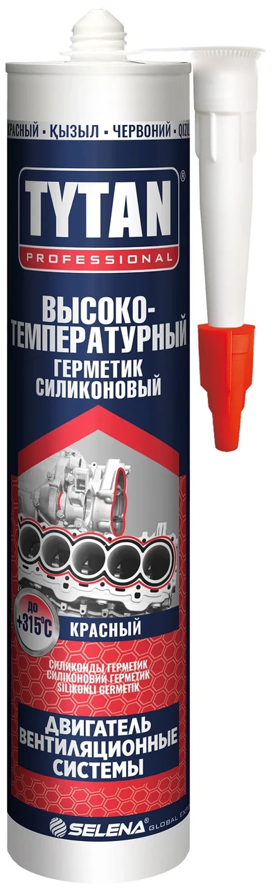 Герметик высокотемпературный красный Tytan 310ml