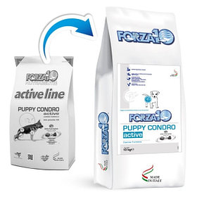 Cухой корм для щенков с проблемами опорно-двигательного аппарата Forza10 Puppy Condro Active (рыба)