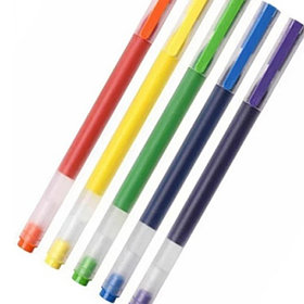 Набор гелевых ручек для письма Xiaomi Mi Colorful Gel Pen 0.5mm 5 штук в упаковке Оригинал. Арт.7130