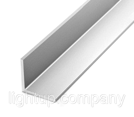 Профиль алюминиевый Уголок равнополочный 30х30х2 3м