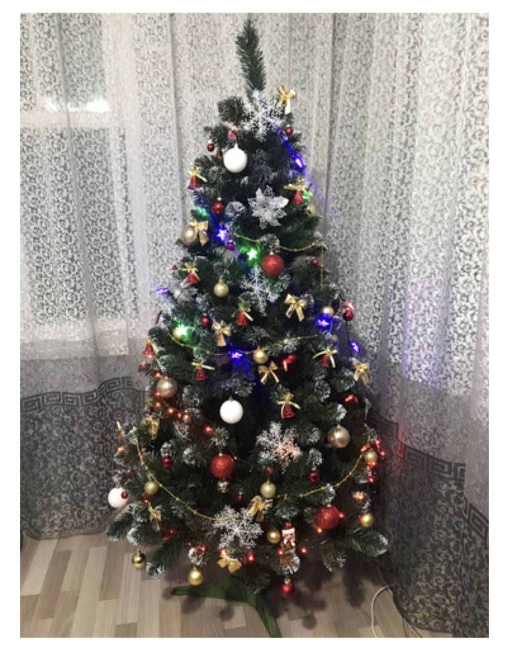 Новогодняя елка Королева Белоснежная 180 см