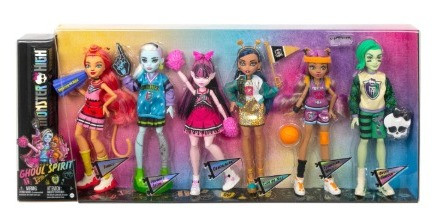 Набор из 6 кукол Monster High, спортивная коллекция Ghoul Spirit