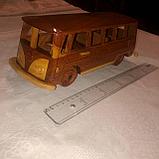Модель  микроавтобуса . из ценных пород дерева, фото 4