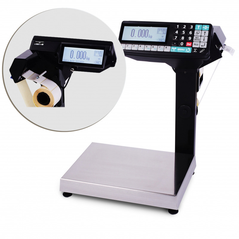 Весы регистраторы с печатью этикеток MK-6.2-R2P10-1 НПВ