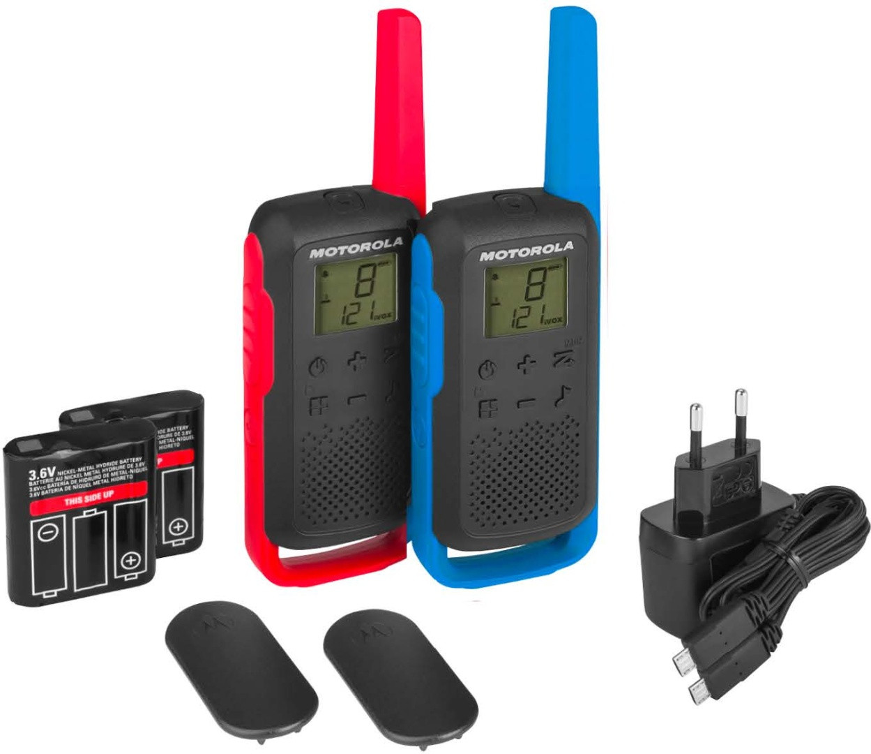 Motorola Talkabout T62 Twin Pack красный-синий - фото 3 - id-p105674645