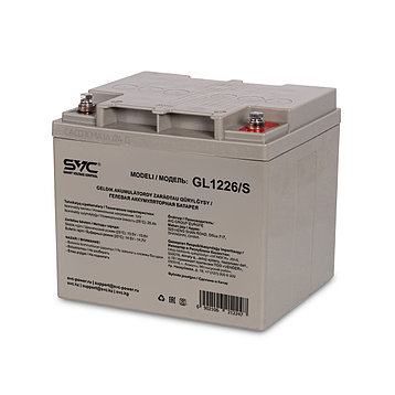 Аккумуляторная батарея SVC GL1226/S 12В 26 Ач (166*126*180), фото 2