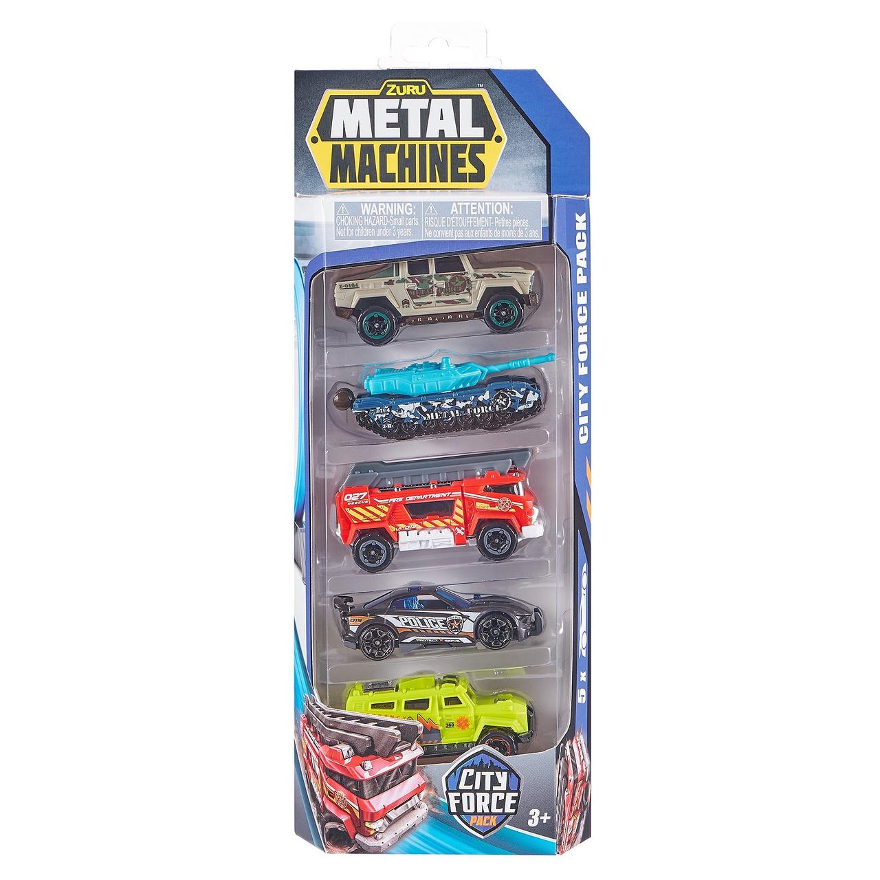 Машинки Zuru Metal Machines 5шт в ассор - фото 1 - id-p105676342