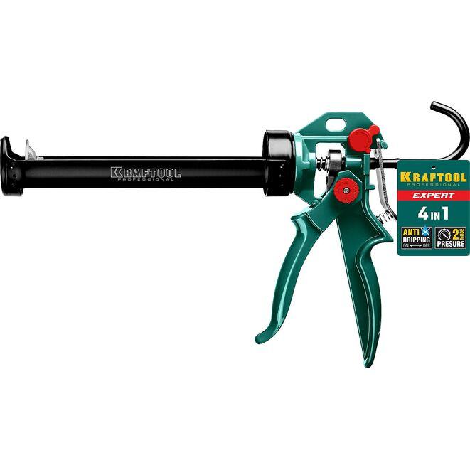 Пистолет для герметика KRAFTOOL, 4-in-1, 310 мл, cкелетный поворотный, серия "Professional" (06675) - фото 1 - id-p105677111