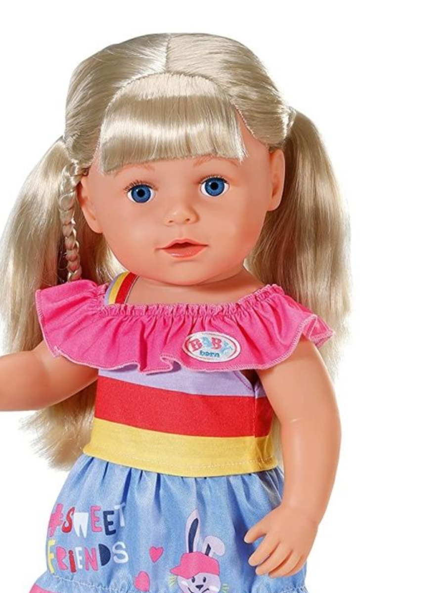 Baby Born Кукла Бэби Борн 43 см Блондинка в платье