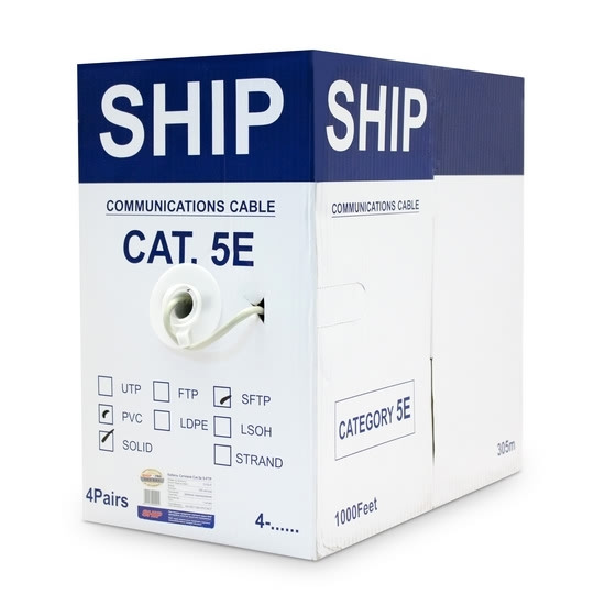 Кабель сетевой SHIP D155-P Cat.5e SF/UTP 30В PVC - фото 3 - id-p105682887