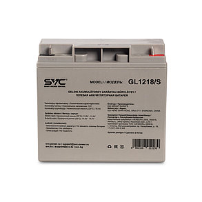 Аккумуляторная батарея SVC GL1218/S 12В 18 Ач (181*77*167), фото 2
