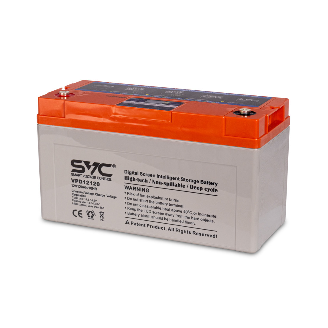 Аккумуляторная батарея SVC VPD12120 12В 120 Ач (406*172*223) - фото 1 - id-p105684912