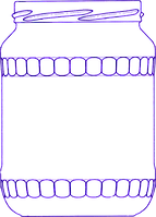 Стеклобанка tw.off 82 мм, 0,670 л
