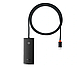 Хаб USB 3.0 Baseus Lite Series WKQX030301 Type-C вход, 4 USB-A порта Длина кабеля: 25см, Черный, фото 3