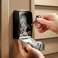 Ключница Сейф настенный Шкаф для ключей Ящик для ключей кодовая, металлическая усиленная