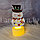Светодиодный фонарик "Снеговик" для декора 9 см на подставке, фото 6