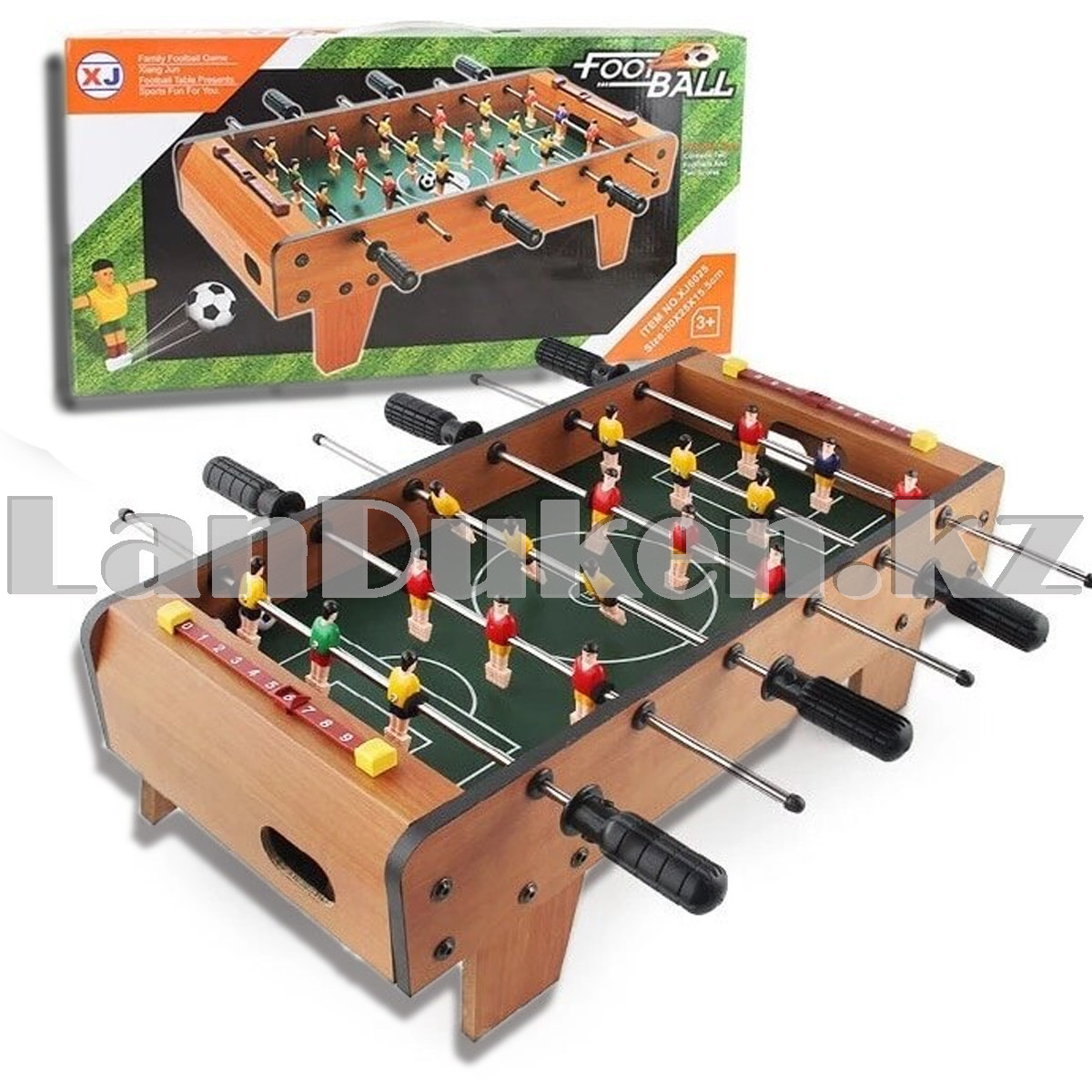Настольная игра "Football" игровое поле 2 мяча 18 футболистов №XJ6025
