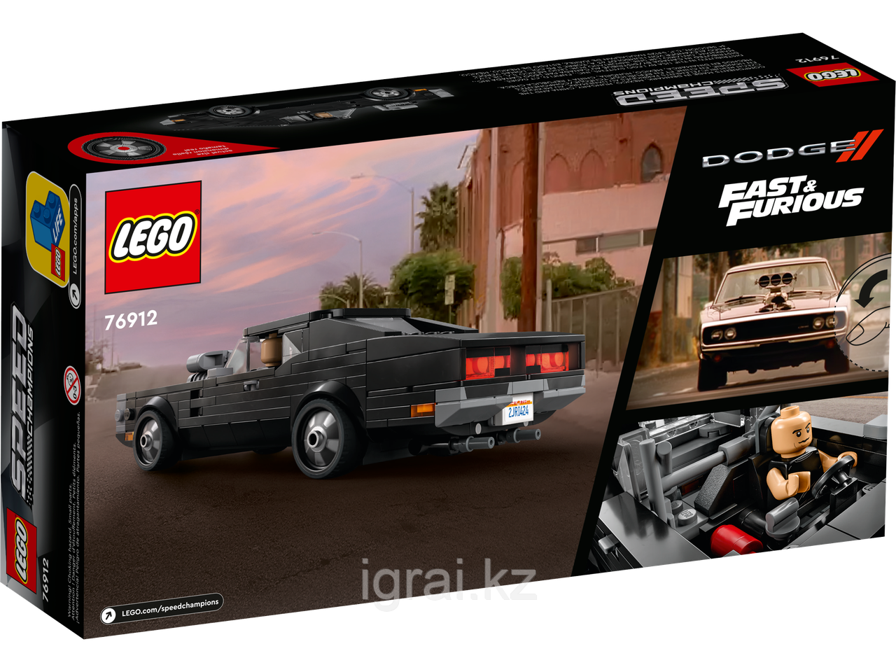 Lego 76912 Speed Champions Fast & Furious 1970 Dodge Charger R/T - фото 5 - id-p105696253