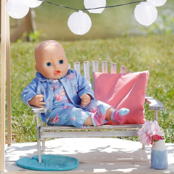 BABY Annabell Джинсовый комплект одежды с ботиночками 43 см