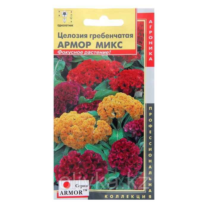 Семена цветов Целозия гребенчатая "Микс", О, 10 шт