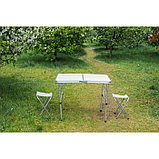 Набор туристический складной: стол, размер 90 х 60 х 70 см, 2 стула, фото 3