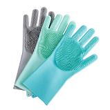 Перчатки хозяйственные для мытья посуды и уборки дома, размер L, 170 гр, цена за пару, цвет МИКС, фото 6