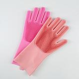 Перчатки хозяйственные для мытья посуды и уборки дома, размер L, 170 гр, цена за пару, цвет МИКС, фото 7
