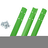 Клумба оцинкованная, d = 140 см, h = 15 см, ярко-зелёная, Greengo, фото 2
