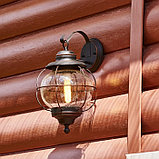 Светильник Elektrostandard садово-парковый, 60 Вт, E27, IP44, настенный, Regul D черная медь, фото 2