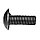 6х40 Винт с полукруглой головкой DIN967 черный, фото 2