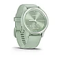 Гибридные смарт-часы VIVOMOVE SPORT Cool Mint Case and Silicone Band with Silver Accents, фото 6