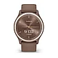Гибридные смарт-часы VIVOMOVE SPORT Cocoa Case and Silicone Band with Peach Gold Accents, фото 3