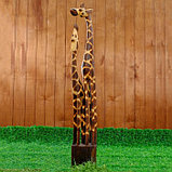 Сувенир дерево "Два сетчатых жирафа" 100х19х10 см, фото 2