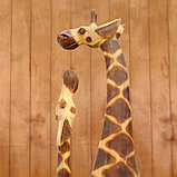 Сувенир дерево "Два сетчатых жирафа" 100х19х10 см, фото 5
