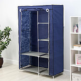 Шкаф для одежды, 103×43×164 см, цвет синий, фото 3