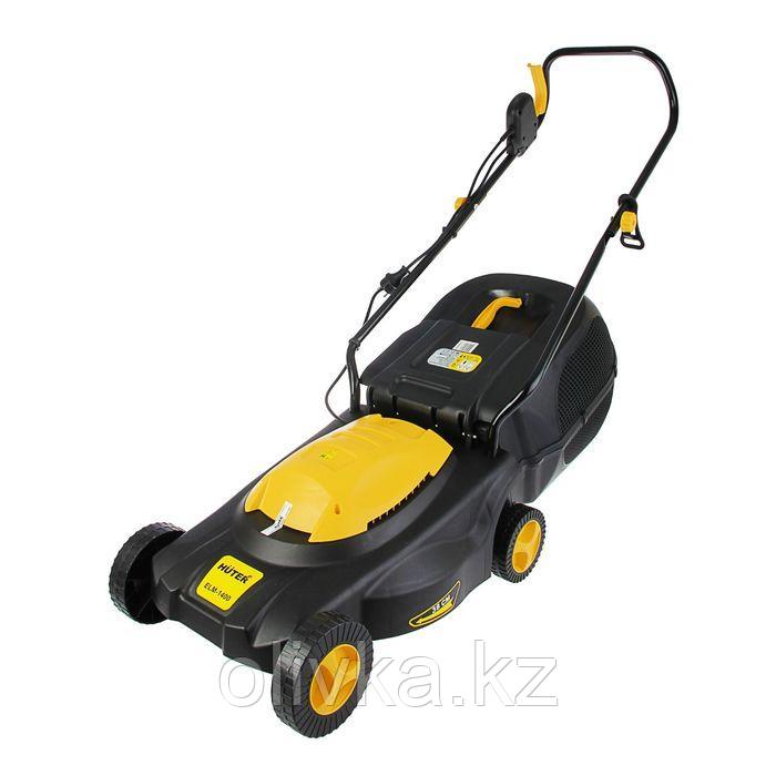 Газонокосилка HUTER ELM-1400, электр., 1.4 кВт, ширина/высота 38 см/28-60 мм, 40 л