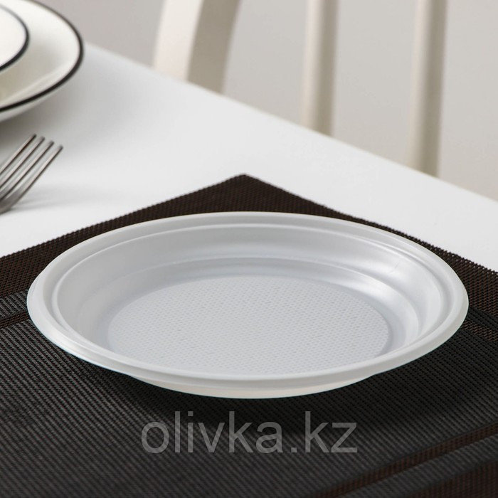 Набор одноразовой посуды на 6 персон «Летний №1», тарелки плоские, стаканчики 200 мл, вилки, бумажные - фото 2 - id-p105716865