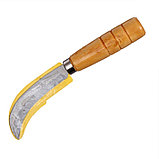 Нож садовый, 18 см, с деревянной ручкой, фото 3