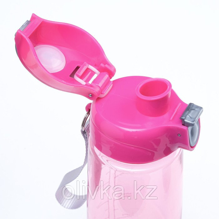Бутылка для воды, 600 мл, "Айви", розовая - фото 4 - id-p105715018