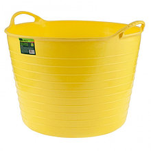 Ванна хозяйственная, d = 46 см, гибкая, 40 л, жёлтая