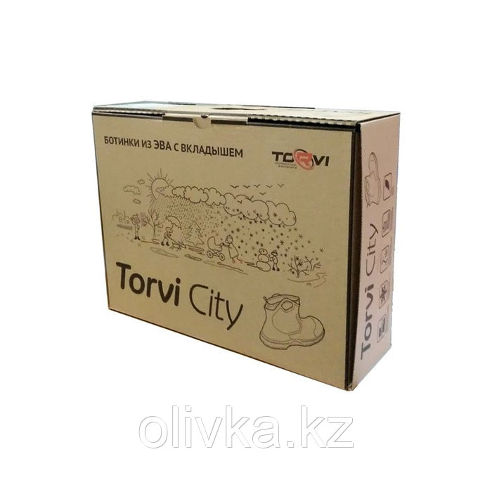 Ботинки Torvi City, ЭВА с вкладышем, -10°C, размер 40, цвет чёрный - фото 5 - id-p105701366