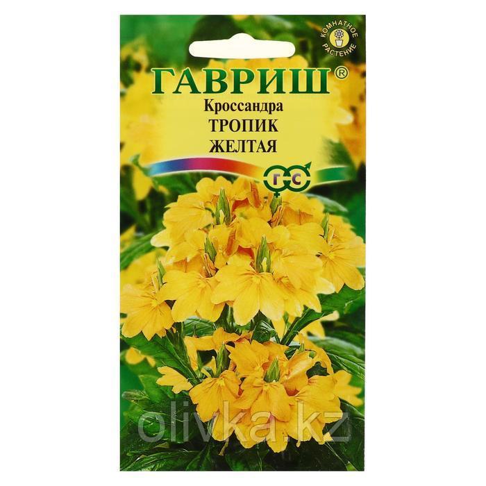 Семена цветов "Гавриш" Кроссандра "Тропик желтая", серия Элитная клумба, 3 шт