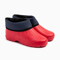 Ботинки женские ЭВА надставка, цвет красный, размер 38