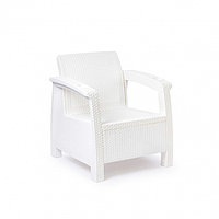 Кресло «Ротанг», 73 × 70 × 79 см, без подушки, цвет белый