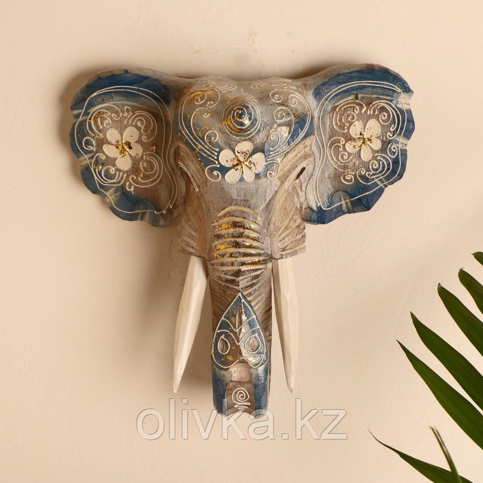 Сувенир дерево "Голова слона" 28х26х10,5 см
