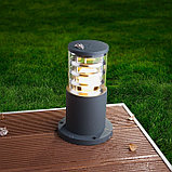 Светильник Elektrostandard садово-парковый, 60Вт, E27, IP54, на основании, Techno 1508 серый, фото 3