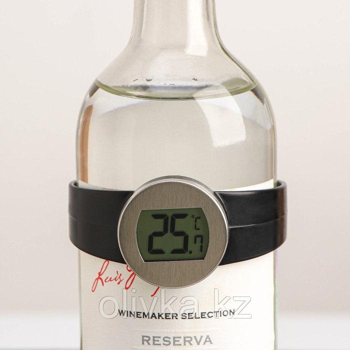 Термометр для вина Magic, 8×8×4 см, нержавеющая сталь - фото 1 - id-p105717337